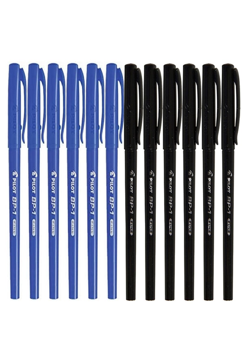 PILOT 12 قطعة قلم حبر جاف طرف رفيع متعدد الألوان - Image 1