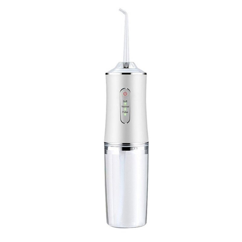 Generic Portable Electric Tooth Cleaner White [1 nozzle]] 