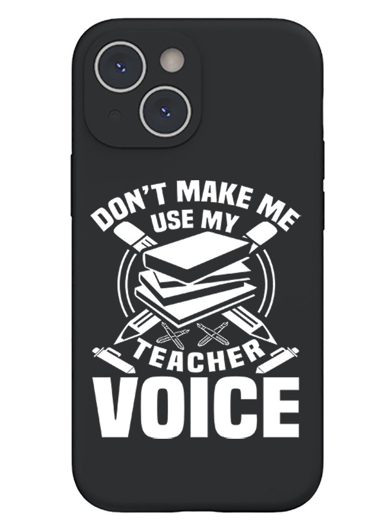 Theodor Protective Slim Fit Case Liquid Silicone Cover with Full Body Protection Anti-Scratch Shockproof Case For iPhone 13 Black  - Trust in the lord with all your heart copy - Image 1