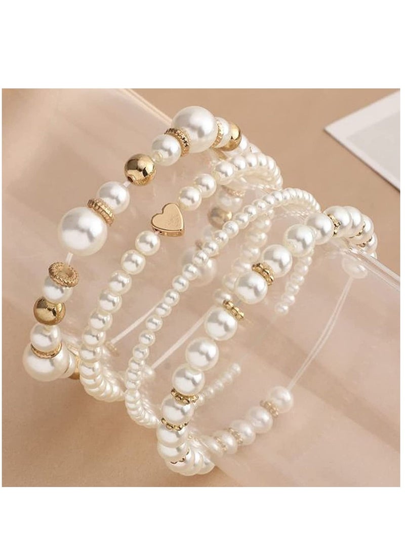 Y&D 15 Grid 720 Piece Pearl Set With Five Pointed Star Spacing Bead Accessories DIY Beaded Bracelet Earring Necklace Set  - Image 5