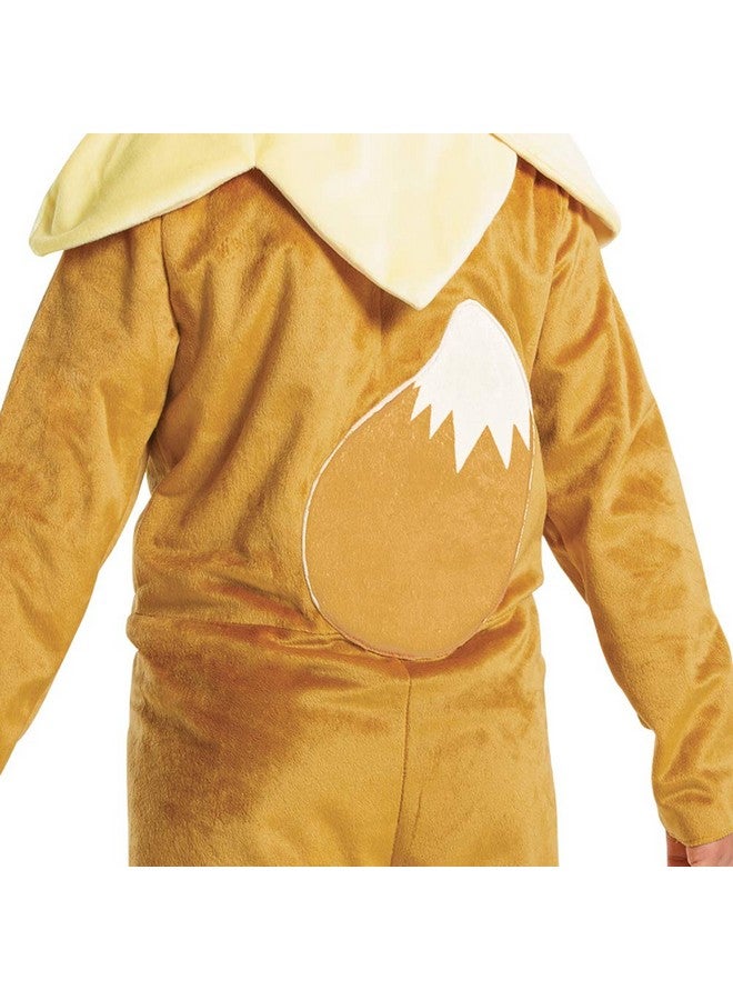 Disguise Eevee Pokemon Kids Costume, Official Pokemon Hooded Jumpsuit with Ears,Classic Size Medium (7-8) - Image 3
