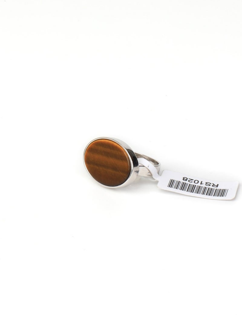 phoneme Royal silver ring tiger's eye - Image 1