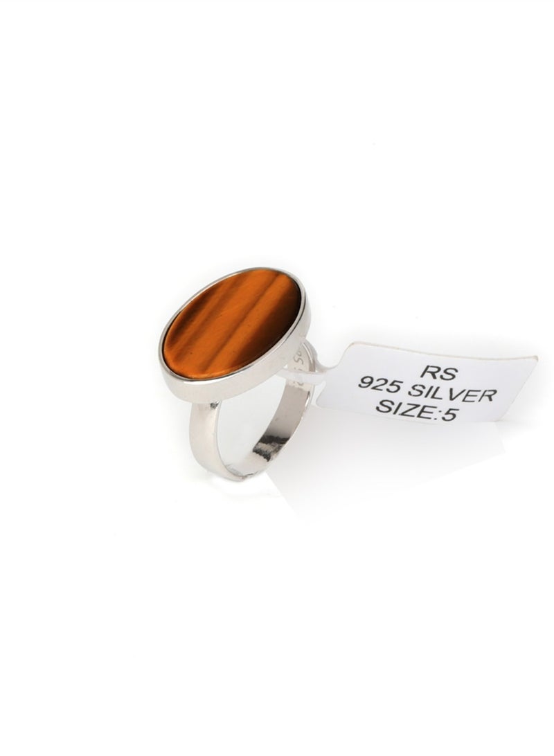 phoneme Royal silver ring tiger's eye - Image 4