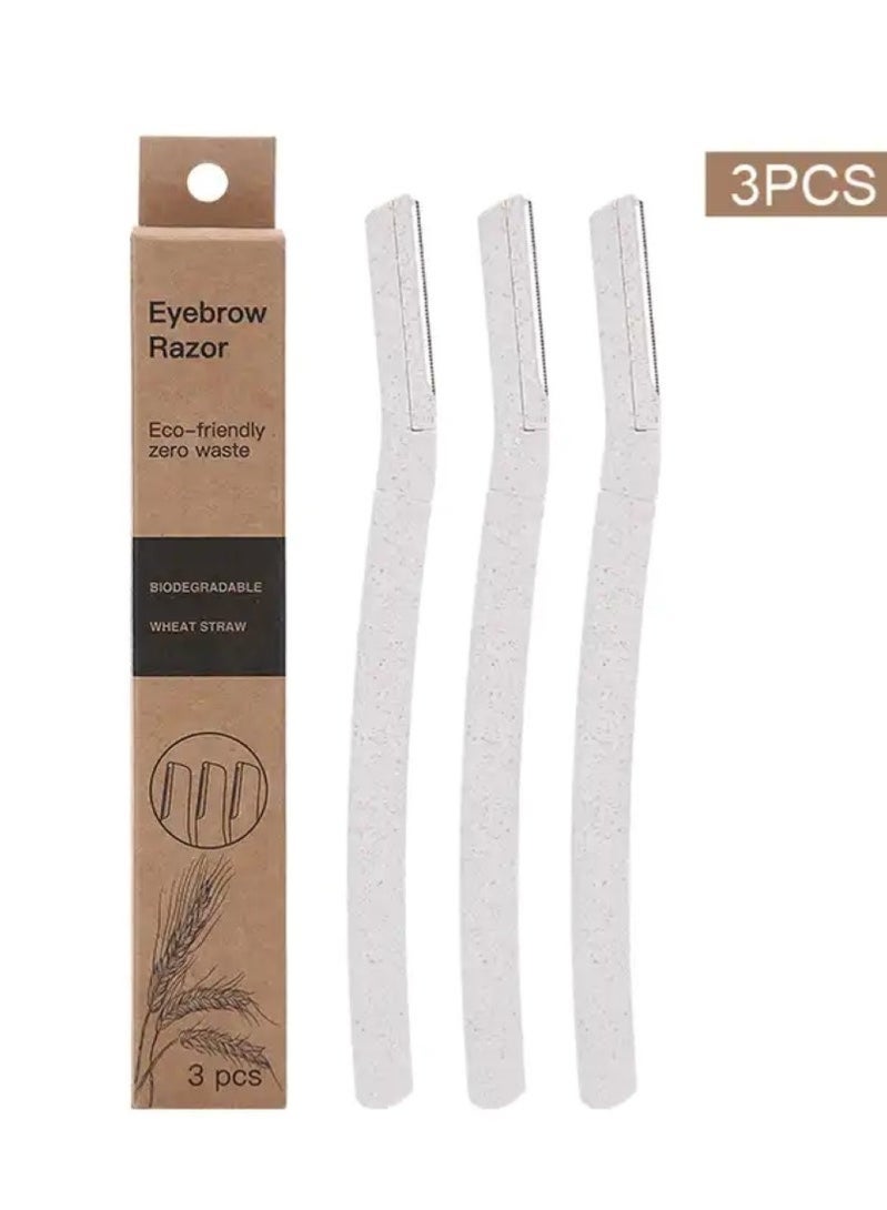DOSCHER 3 Pcs Eyebrow Razor Ladies Razor For Facial And Body Hair Trimmer Safety - Image 2