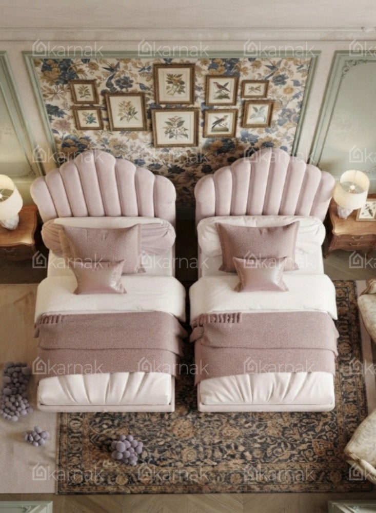 KARNAK Pixelle Kids Bed – Cream - Image 3
