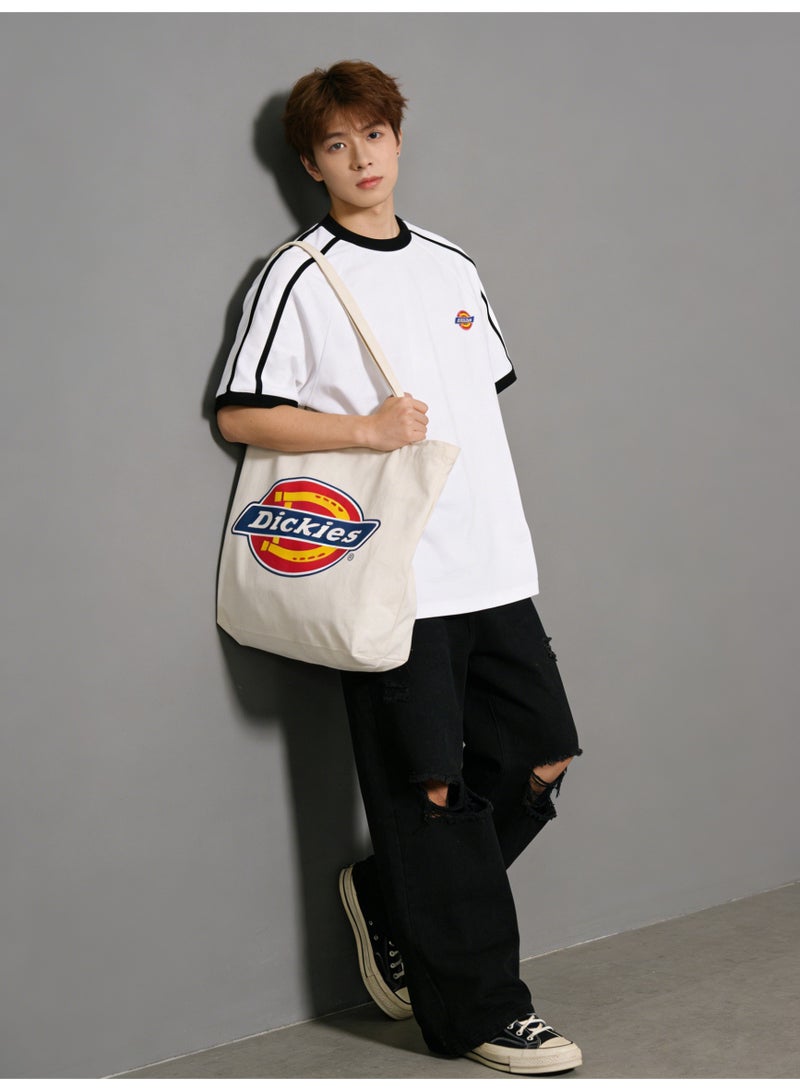 Dickies short sleeve tri-color logo graphic couple T-shirt top - Image 3