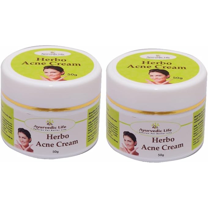 AL A&L -Ayurvedic Life Herbo Acne Cream 50g Pack of 2 - Image 1