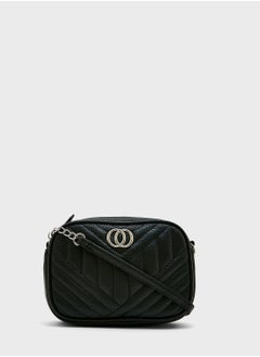 Zig Zag Quilted Cross Body Bag