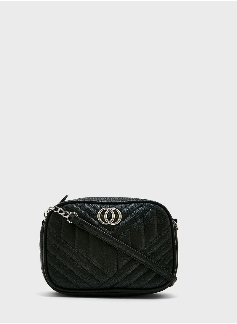 ELLA - Zig Zag Quilted Cross Body Bag - Image 1