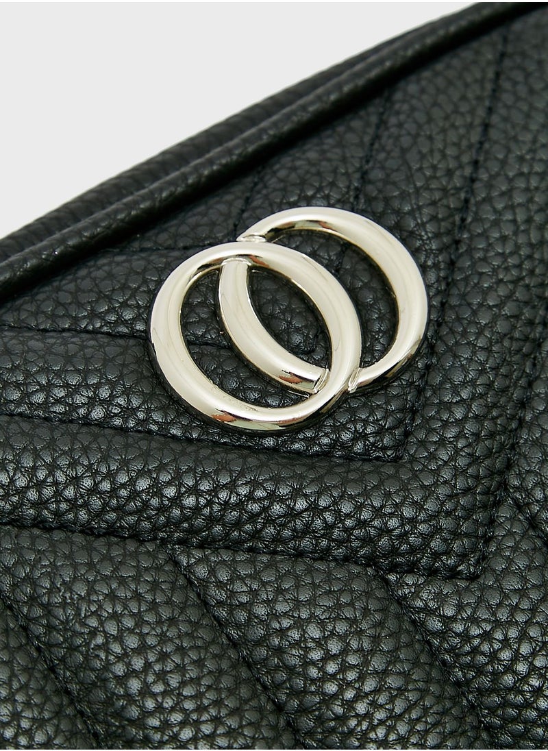 ELLA - Zig Zag Quilted Cross Body Bag - Image 1