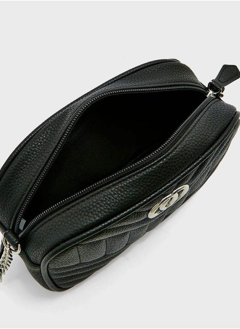 ELLA - Zig Zag Quilted Cross Body Bag - Image 1