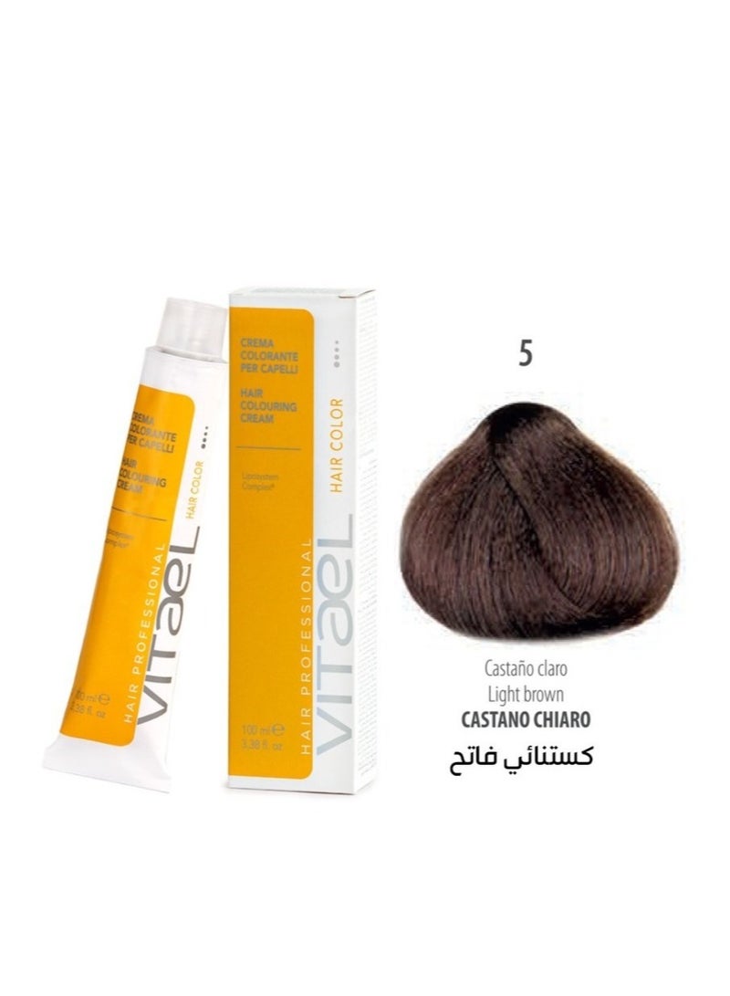 VITALE Light chestnut hair dye 100 ml - Image 1