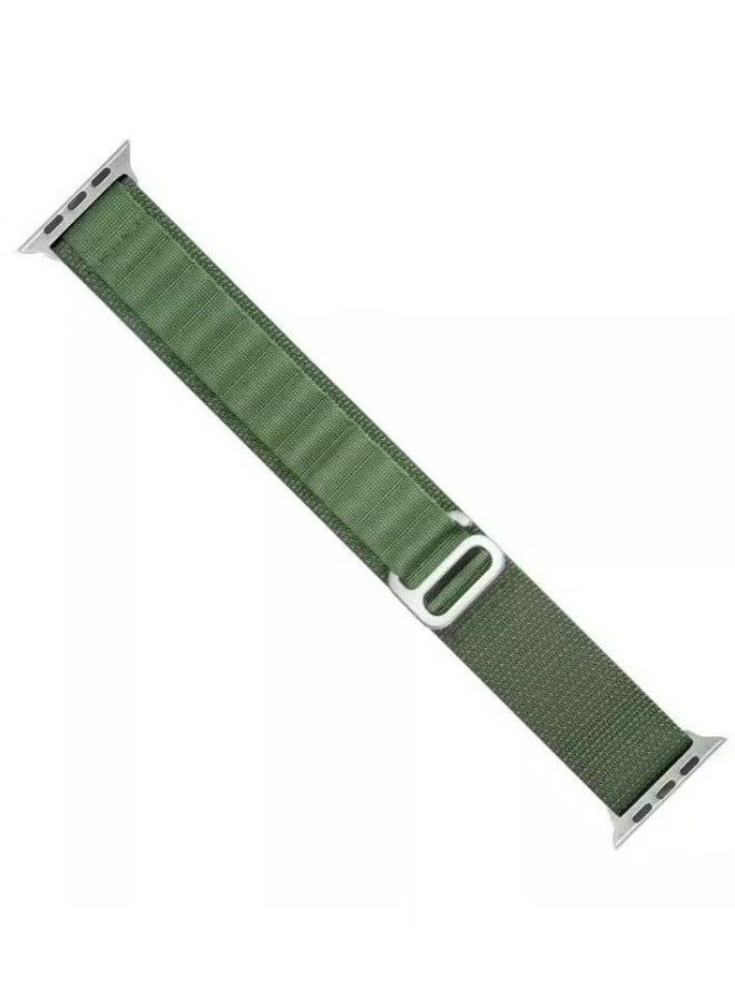ACLIX - Alpine Loop Sport Nylon Watch Band Strap for Apple Watch Ultra 49mm/45mm/44mm/42mm Alpine Loop Green - Image 1