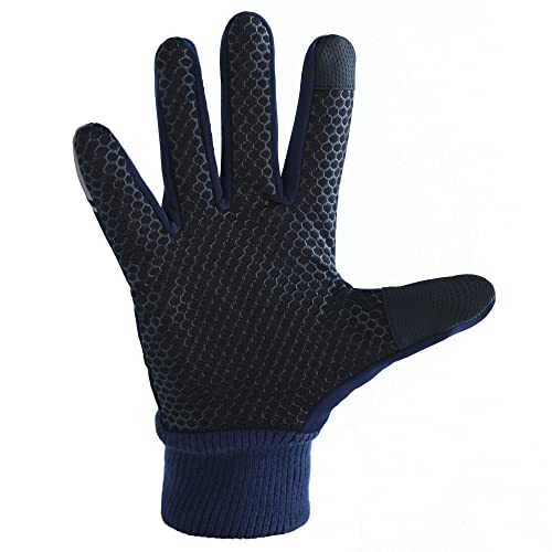 ZaySoo Full Finger Cycling Gloves for Men and Women - Touchscreen Enabled - BlueWhite - Image 4