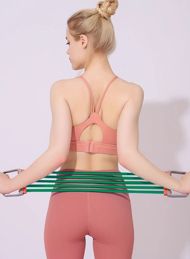 HaveDream Puller, Multifunctional Home Training Weight Loss Pull Rope Fitness Equipment, Adjustable Resistance - Green - Image 5