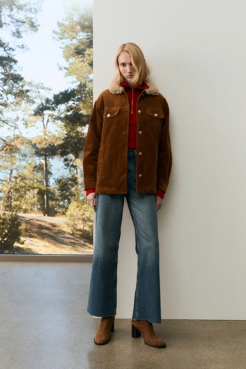 H&M Padded corduroy jacket