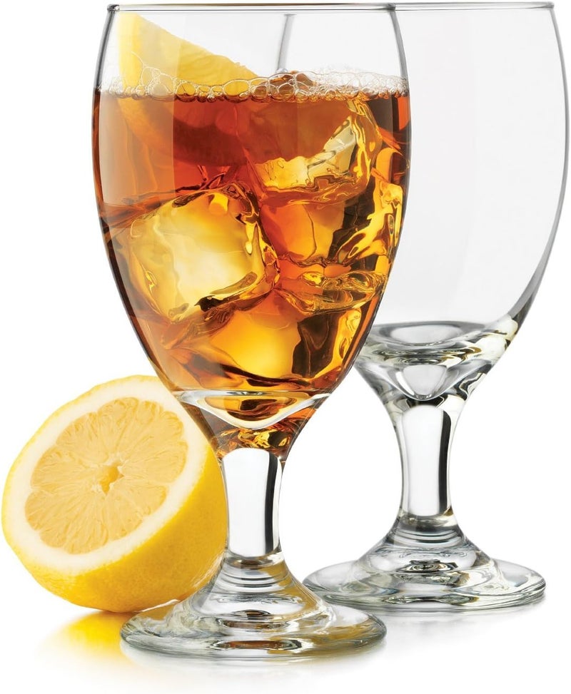 16 Ounce Occasions Classic Goblet Glass, Clear, 4-Piece
