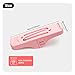 Joonly Kids Rocking Seesaw Balance Board with 5 Wooden Balls Sensory Training Rocking Board Balance Training Equipment Children Indoor Outdoor Activity Toy Pink - Image 4