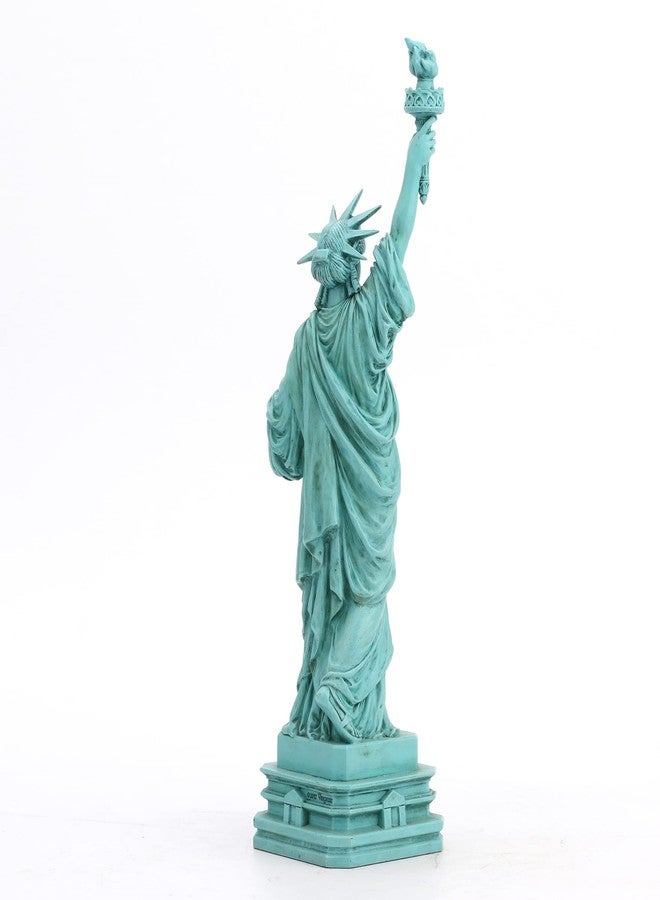 Veronese Design 12 3/8 Inch Statue of Liberty Resin Sculpture Handpainted Finish - Image 4