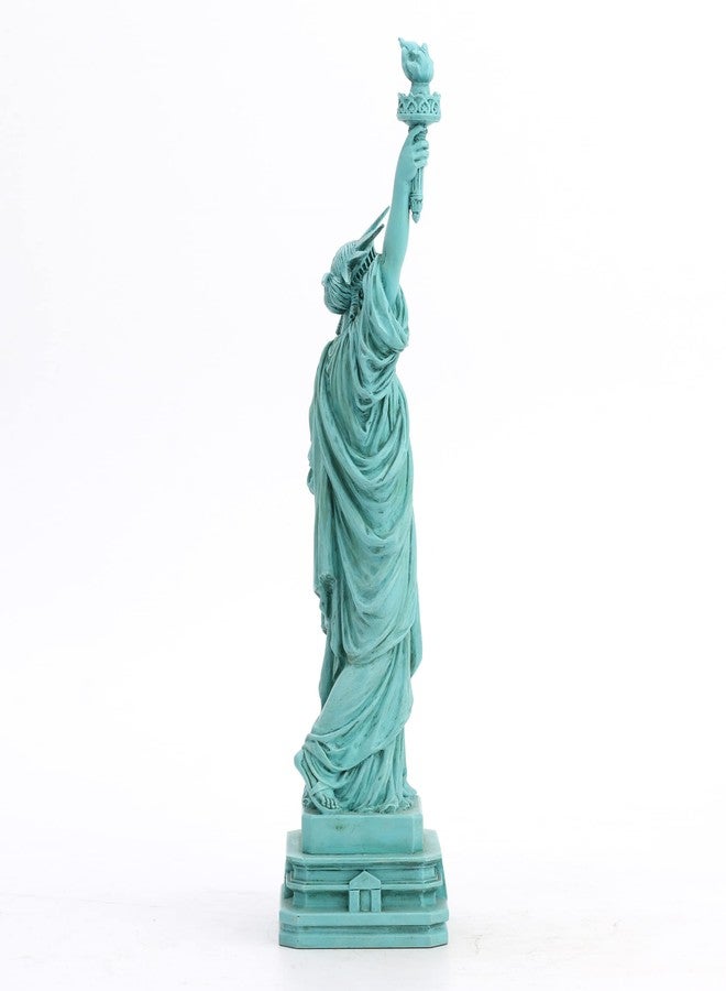 Veronese Design 12 3/8 Inch Statue of Liberty Resin Sculpture Handpainted Finish - Image 3