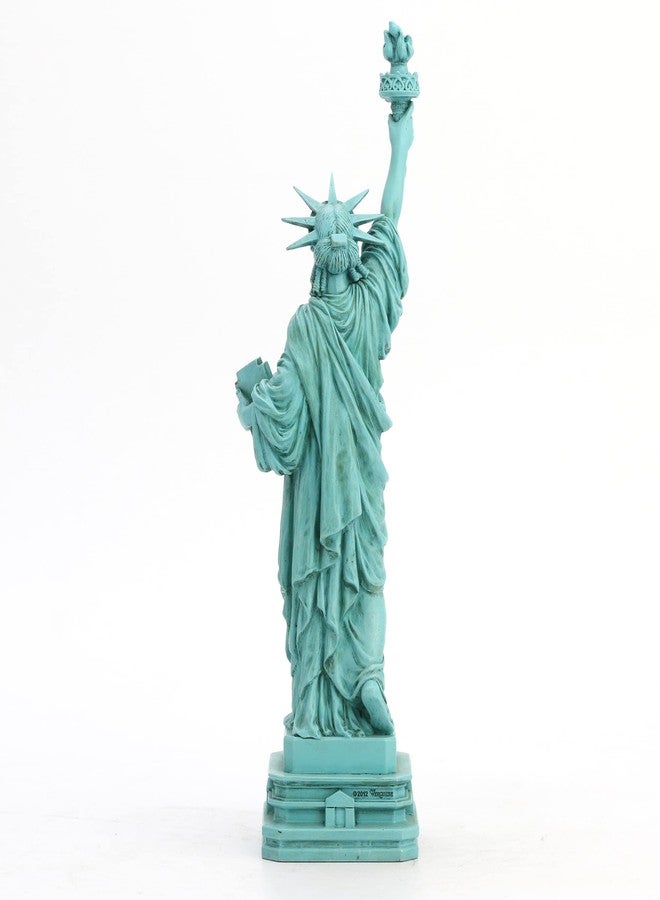 Veronese Design 12 3/8 Inch Statue of Liberty Resin Sculpture Handpainted Finish - Image 5