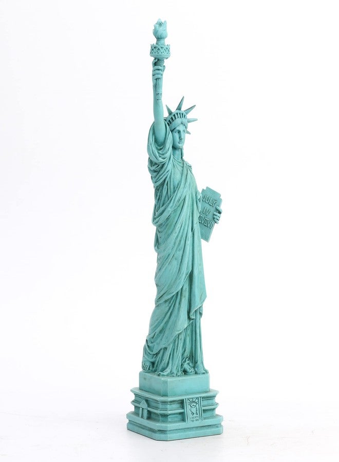Veronese Design 12 3/8 Inch Statue of Liberty Resin Sculpture Handpainted Finish - Image 2