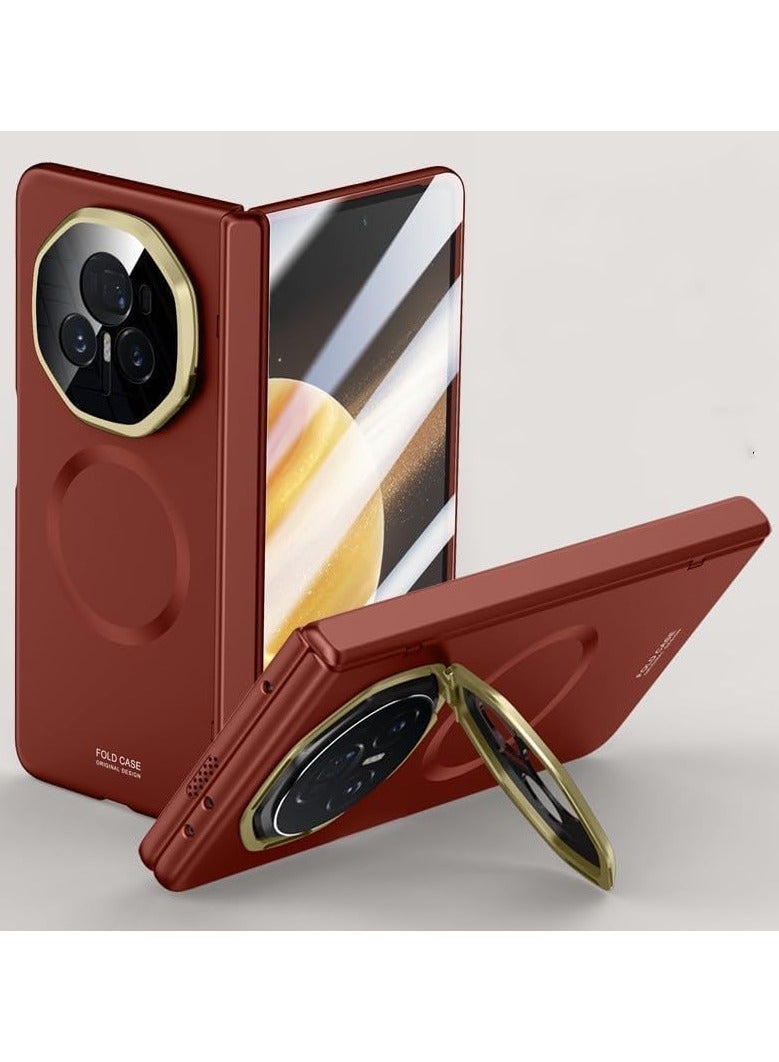 general Magnetic Case Compatible with Honor Magic V3, Shell Film Integrated Spring Hinge Protection Metal Lens Bracket For Honor Magic V3 - Image 1