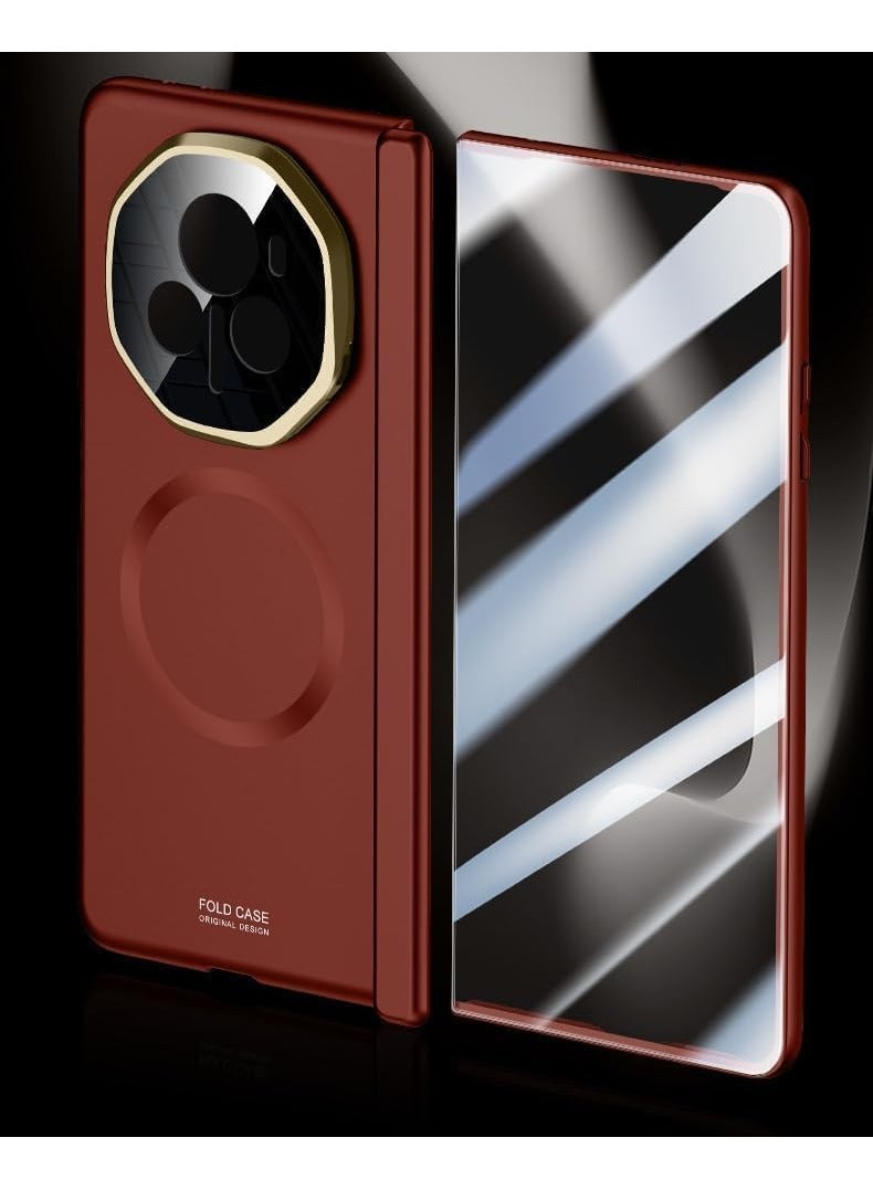 general Magnetic Case Compatible with Honor Magic V3, Shell Film Integrated Spring Hinge Protection Metal Lens Bracket For Honor Magic V3 - Image 3