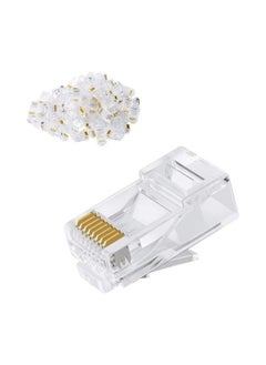 XLT Cat6 RJ45 Ethernet Cable Crimp Connectors, UTP Network Plug for Solid Wire and Standard Cable - 100 pcs  - Image 2