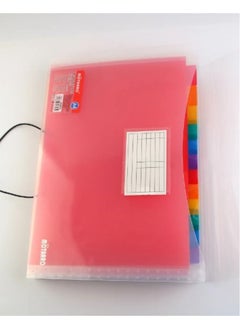 MOTARRO A4 12 Pockets Accordian File Folder Twill Rainbow Organ Bag Paper Bill Receipt Document Organizer School Office Binder  - Image 3