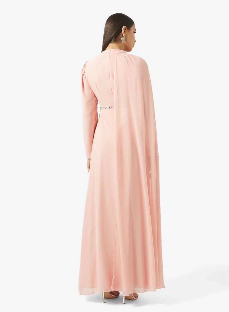 خزانة A-line Dress With Trail