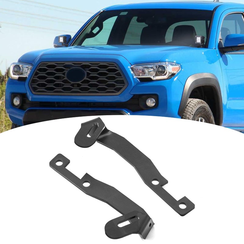 WeiSen Hood Ditch Mounting Brackets LED Work Light Low Profile Mounts Compatible with Toyota Tacoma 20162023 - Image 3