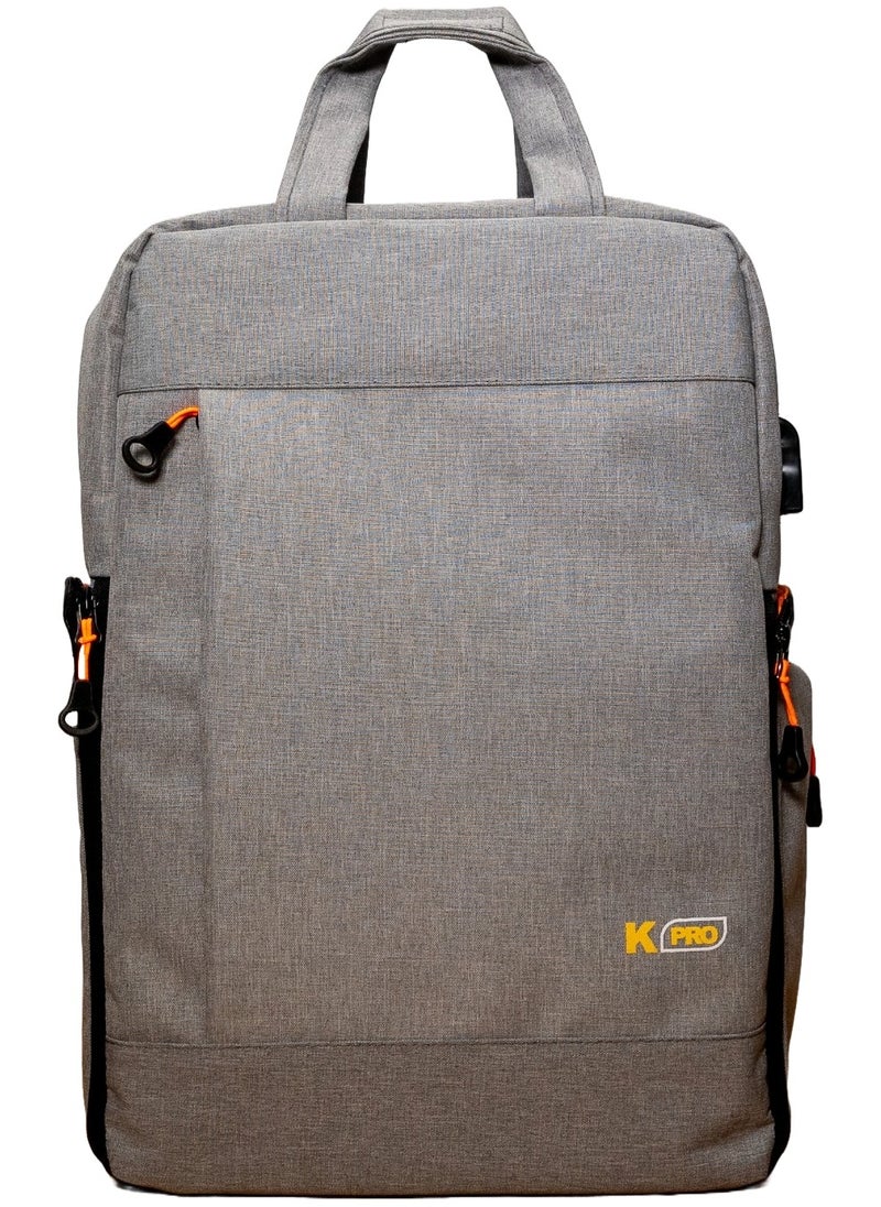 Kpro KPro  Backbag Smart Bag "Grey"  - Image 1