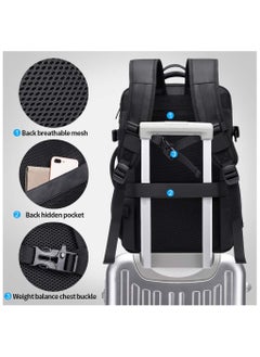 BANGE Travel Backpack,Flight Approved Carry On Backpack for International Travel Bag, Water Resistant Durable 17-inch Laptop Backpacks,Large Daypack Business Weekender Luggage Backpack for Men Women  - Image 4