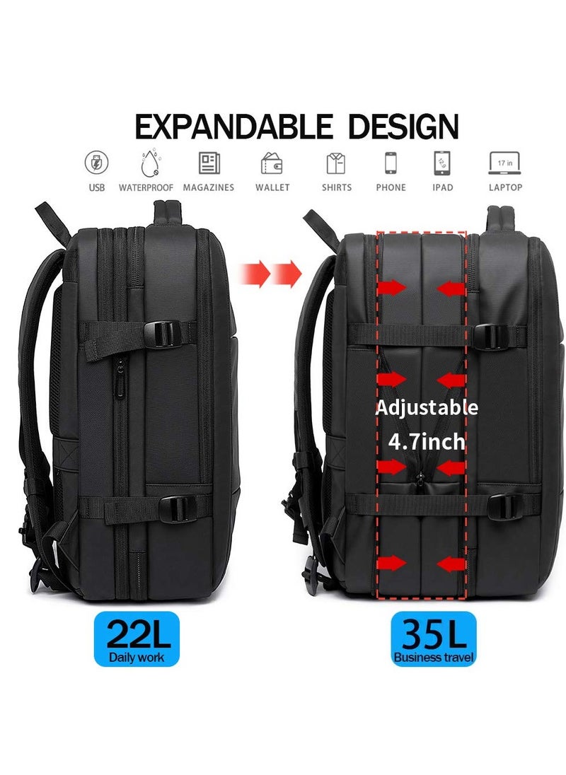 Travel Backpack,Flight Approved Carry On Backpack for International Travel Bag, Water Resistant Durable 17-inch Laptop Backpacks,Large Daypack Business Weekender Luggage Backpack for Men Women - pzsku/ZB615E8E9971D20F174C0Z/45/_/1719474771/0a7dc6fa-ff1d-447a-831a-0f9eb8afc4cd