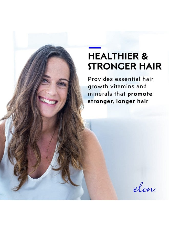 إيلون فيتامينات إيلون ماتريكس 5000 للشعر والأظافر (كمية تكفي 60 يومًا) - فيتامينات البيوتين 5000 ميكروغرام لنمو الشعر مع إطلاق ممتد - يعزز صحة الشعر والأظافر وقوتها - مناسب لجميع أنواع الشعر - Image 5