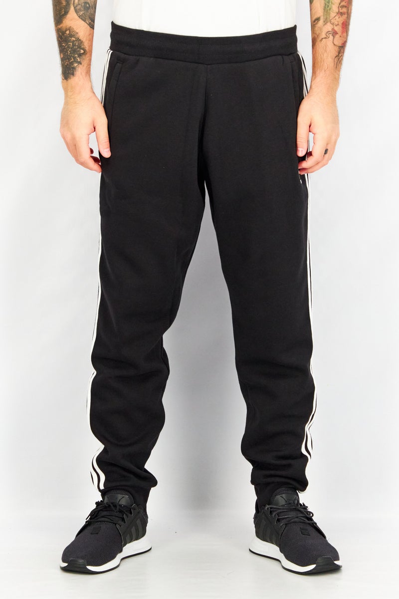 adidas Originals Men Sportswear Fit Brand Logo Track Pants, Black  - Image 1