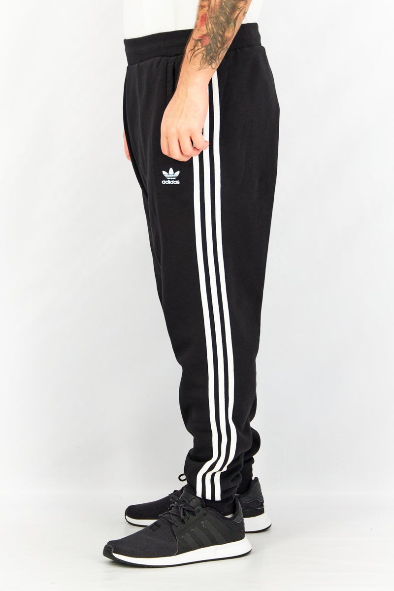 adidas Originals Men Sportswear Fit Brand Logo Track Pants, Black  - Image 2