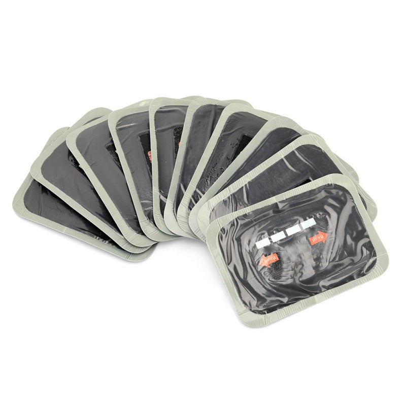 Car Tire Patch: 10Pcs High-quality Natural Rubber, Quick Effective Puncture Repair - Ultra Thin Lightweight Tubeless Repair Patch for Emergency Vehicle & Riding Use - Image 1