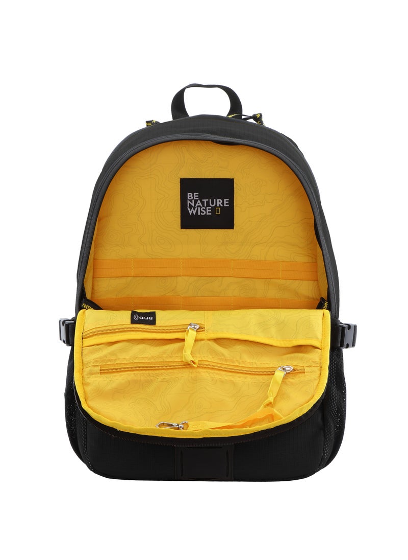 NATIONAL GEOGRAPHIC National Geographic Explorer III RPET Computer Backpack Black For Men And Women, Durable Water Resistant Padded Laptop Tablet Bag For Casual Travel Outdoor School Office  - Image 5