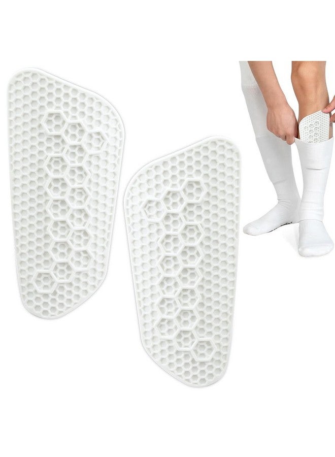 Proberos حراس الساقين السيليكون من بروبرس® 2 قطع للبالغين والمراهقين حراس الساقين حراس الساقين السيليكون وسادات حراس الساقين المضادة للصدمات بتصميم خلية النحل - Image 1