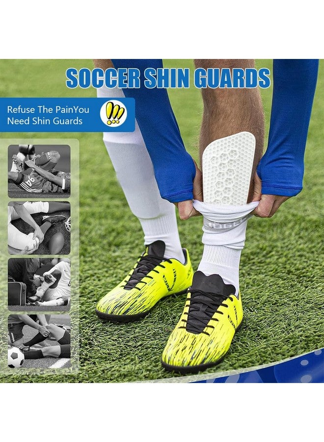 Proberos حراس الساقين السيليكون من بروبرس® 2 قطع للبالغين والمراهقين حراس الساقين حراس الساقين السيليكون وسادات حراس الساقين المضادة للصدمات بتصميم خلية النحل - Image 4