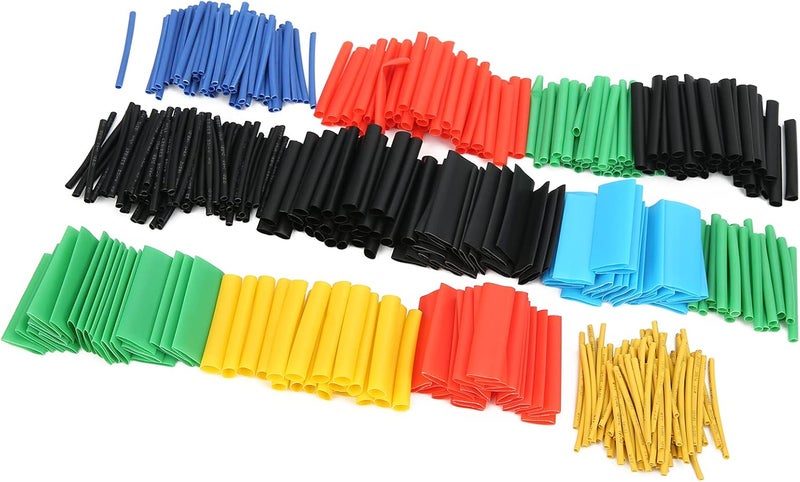 Heat Shrink Tube 530PCS Insulation Sleeve Set Colorful Shrinkable Cable Sleeving Wrap for Electrical Wiring Automotive DIY Projects in Various Sizes - Image 3