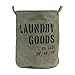 Danya B Danya B . Military Laundry Basket, Foldable Canvas Clothes Hamper and Storage Bin  - Image 2