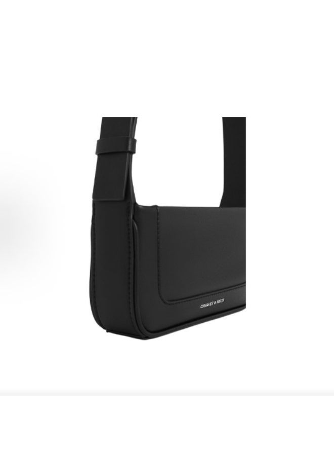 Charles & Keith CHARLES u0026 KEITH Daylla Shoulder Bag u0026 Crossbody Bag - Black - Image 2