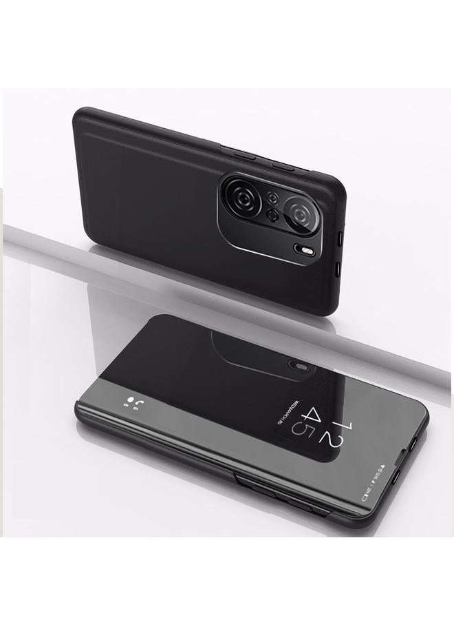 اس-توب جراب لهاتف Redmi K40/K40 Pro/K40 Pro+/Poco F3 جراب جلدي أفقي قابل للطي مع حامل ومرآة مطلية - Image 1