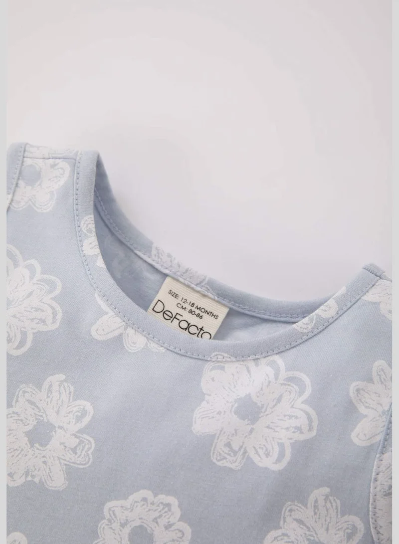 DeFacto Floral Sleeveless Dress