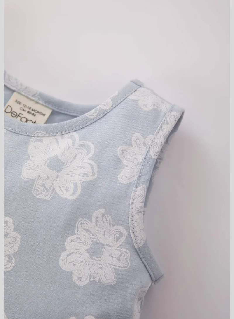 DeFacto Floral Sleeveless Dress