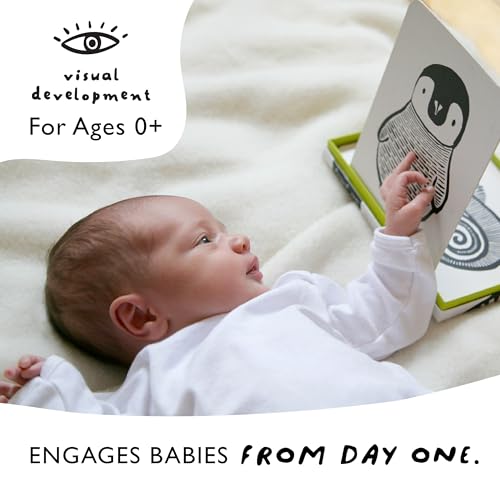 Wee Gallery Art Cards for Baby, Durable High Contrast Black and White Animal Flashcards for Newborns, Brain Development, Sensory Toys, Tummy Time Essentials for Infant and Toddler - Jungle Animals - Image 4