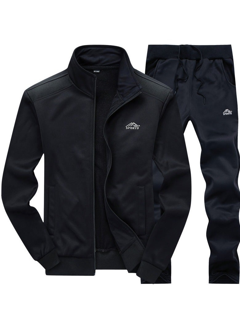 KUYING Men's Loose Sportswear And Sports Pants Two-Piece Set  - Image 1